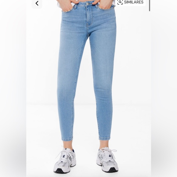 Springfield Slim Cropped Jeans - Picture 2 of 12